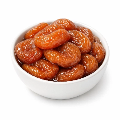 Apricots dried sulfured stewed without added sugar