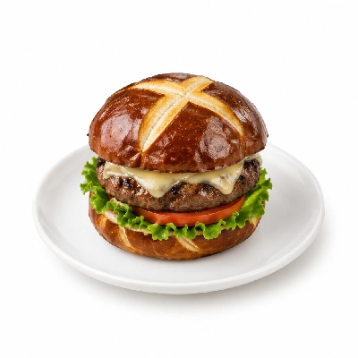 Arni's Restaurant Burgers Pretzel