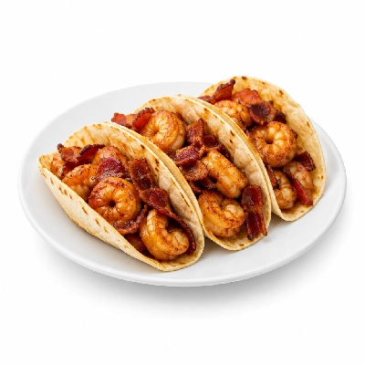 Arni's Restaurant Sandwiches Chipotle Shrimp & Bacon Tacos