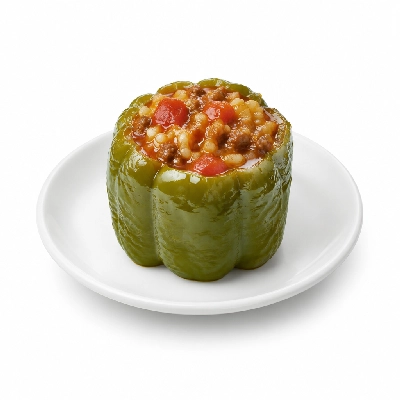 Arni's Restaurant Soups Stuffed Green Pepper
