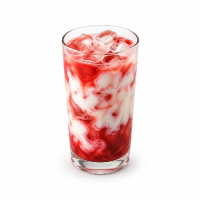 Aroma Joe's Red & White Bliss Iced 16 Fl Oz
