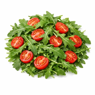 Arugula salad with cherry tomato