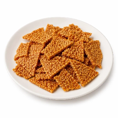 Asda Biscuit & Snacks Healthier Savoury Sesame Snaps Plain