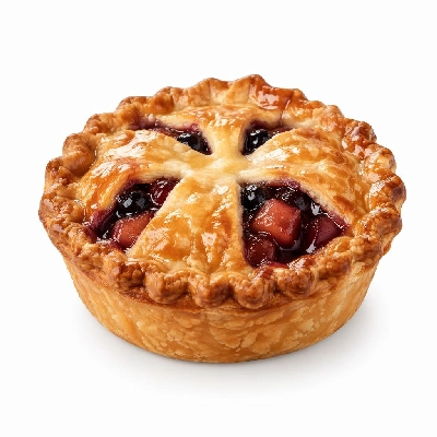 Asda Cakes Fruit Pies Apple and Blackcurrant