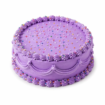 Asda Cakes Party Purple Ronnie Birthday Girl
