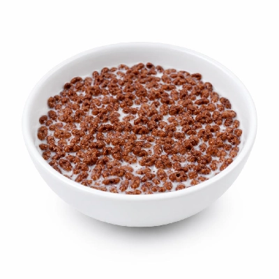 Asda Cereals Kids Cereals Smart Price Coco Rice Cereal with 125 Ml Semi-Skimmed Milk