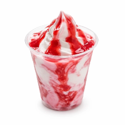 Asda Chilled Desserts for One Sundae Strawberry Swirl