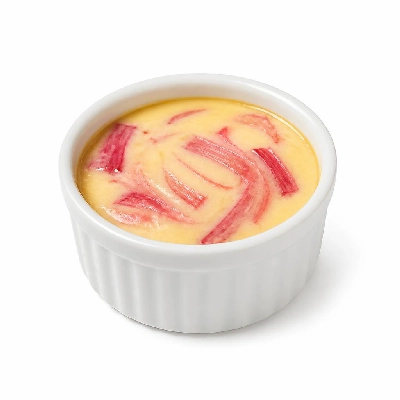 Asda Desserts Hot Ambrosia Pots Rhubarb and Custard
