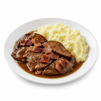 Asda Frozen Food Ready Meals Extra Special Liver and Bacon with Colcannon Mash