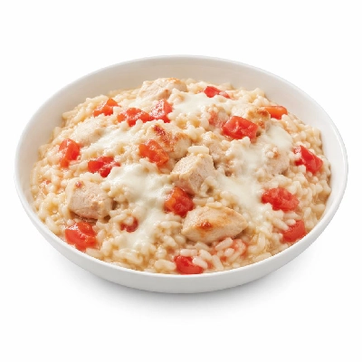 Asda Frozen Food Ready Meals Good for You Chicken Tomato and Mozzarella Risotto