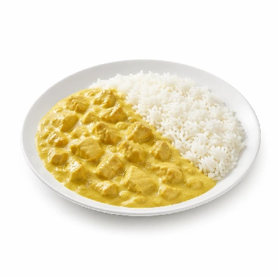 Asda Halloween Kids Party Great Stuff Chicken Curry and Rice Mild Creamy