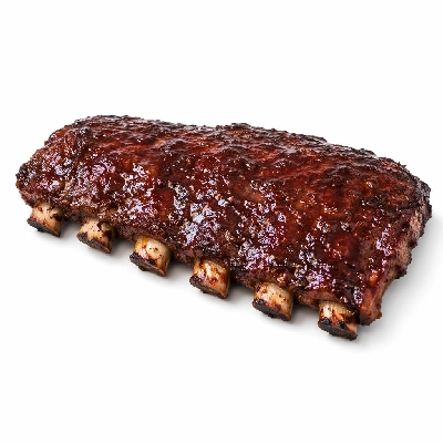 Asda Pork Steaks 2 BBQ Half Rack Ribs