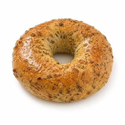 Au Bon Pain Bagels Onion Dill