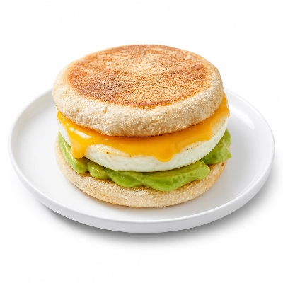 Au Bon Pain Breakfast Sandwiches Egg Whites Cheddar and Avocado