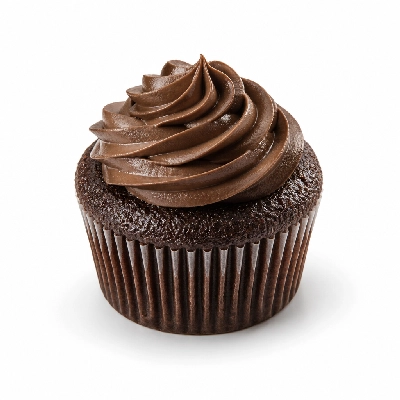 Au Bon Pain Double Chocolate Cupcake