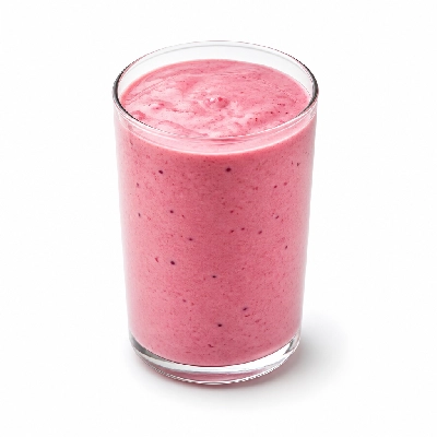 Au Bon Pain Fresh Fruit Smoothie with Bananas Watermelon and Grapes