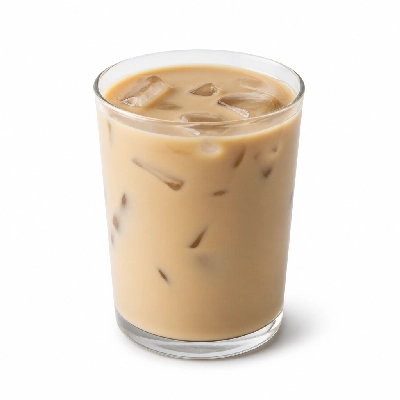 Au Bon Pain Iced Caffe Latte (Large)