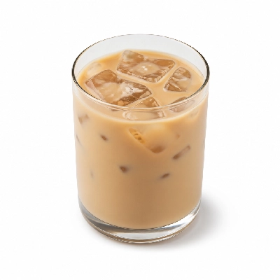 Au Bon Pain Iced Caramel Macchiato (Medium)