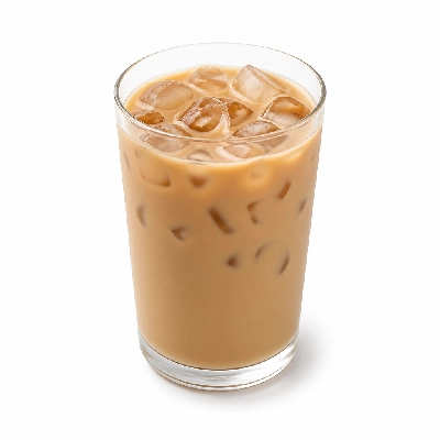 Au Bon Pain Iced French Vanilla Coffee (Large)