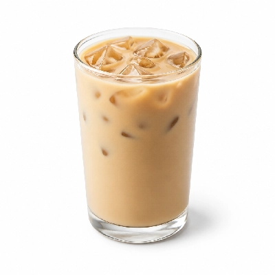Au Bon Pain Iced Vanilla Latte (Large)