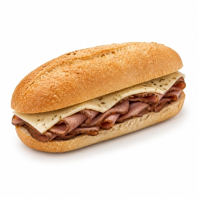 Au Bon Pain Signature Sandwiches Black Angus Roast Beef and Herb Cheese (Whole Sandwich)