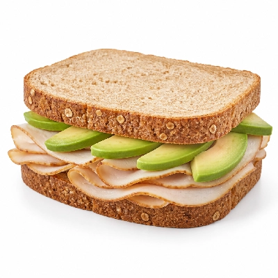 Au Bon Pain Signature Sandwiches Chipotle Turkey and Avocado