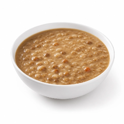 Au Bon Pain Soups Barley and Creamy Lentil (Small)