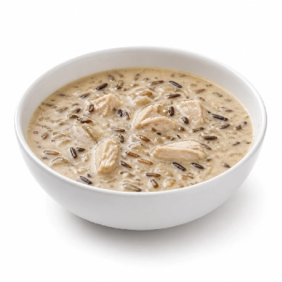 Au Bon Pain Soups Cream of Chicken and Wild Rice (Large)