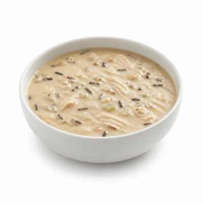 Au Bon Pain Soups Cream of Chicken and Wild Rice (Medium)