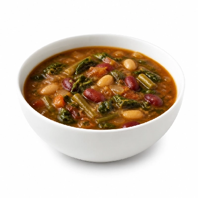 Au Bon Pain Soups Swiss Chard and Three Bean (Large)