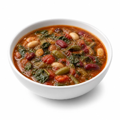 Au Bon Pain Soups Swiss Chard and Three Bean (Small)