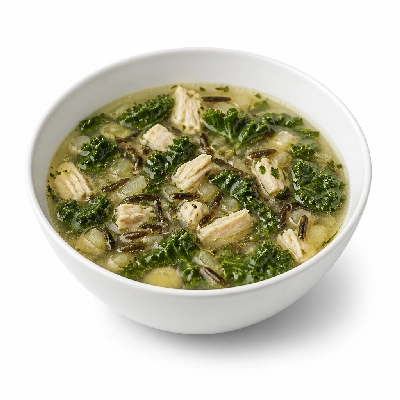 Au Bon Pain Soups Turkey Kale & Wild Rice (Large)
