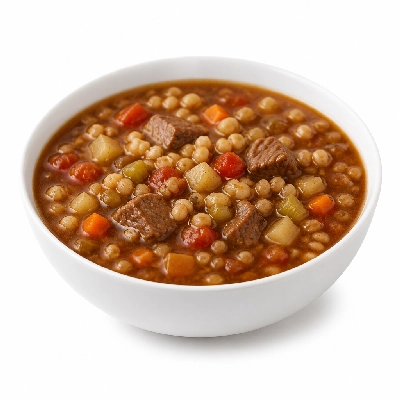Au Bon Pain Soups Vegetable Beef Barley (Medium)