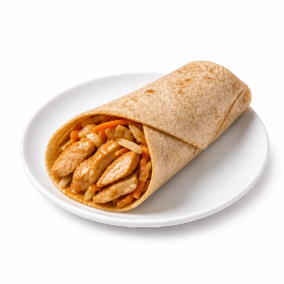 Au Bon Pain Wraps Thai Peanut Chicken