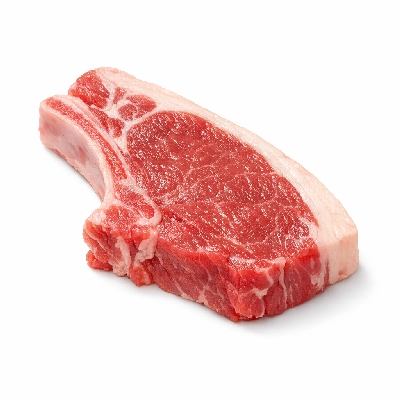 Lamb australian imported fresh composite of trimmed retail cuts separable lean only to 1/8" fat raw
