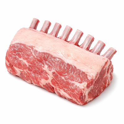 Lamb australian imported fresh rib separable lean and fat trimmed to 1/8" raw