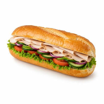 Avanti's Italian Restaurant Cold Sandwiches Veggie Gondola with Turkey