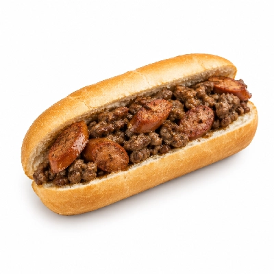 Avanti's Italian Restaurant Hot Sandwiches Italian Sausage Beef Combo Plain