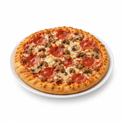 Avanti's Italian Restaurant Pizza Personal Pepperoni Sausage and Mushrooms