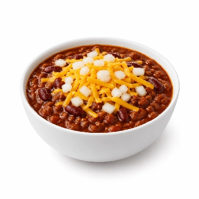 Avanti's Italian Restaurant Soups Chili with Cheddar & Onions Bowl