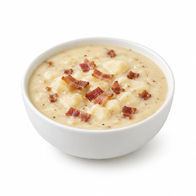 Avanti's Italian Restaurant Soups Cream of Potato with Bacon Bowl