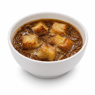 Avanti's Italian Restaurant Soups French Onion Soup with Croutons Bowl