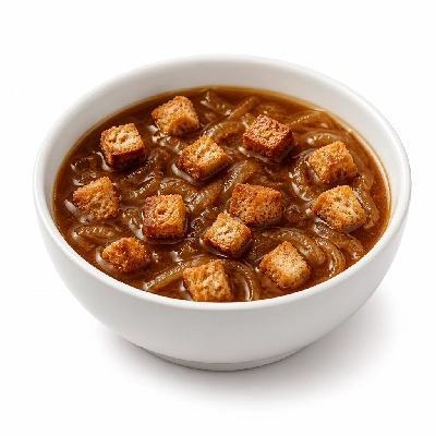 Avanti's Italian Restaurant Soups French Onion with Croutons Cup