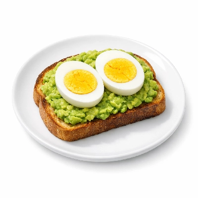 Avocado Toast with Hard Boiled Egg