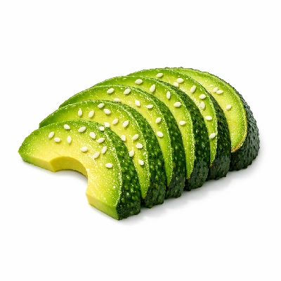 Avocado with Sesame Seeds