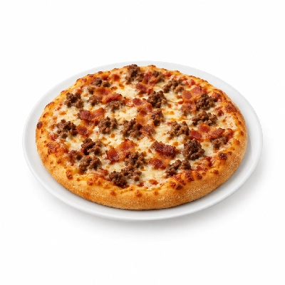 B.C. Pizza Pizza Personal: Bacon Double Cheeseburger
