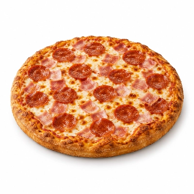 B.C. Pizza Pizza Small: Cheese Pepperoni Ham