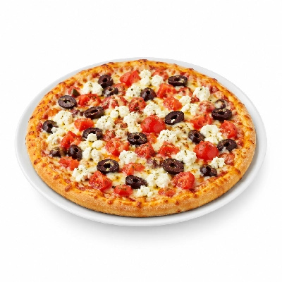 B.C. Pizza Pizza Small: Greek-Za Medium