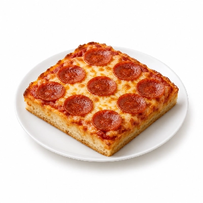 B.C. Pizza Pizza Square Pan: Cheese Pepperoni