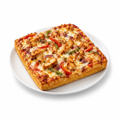 B.C. Pizza Pizza Square Pan: Chicken Fajita